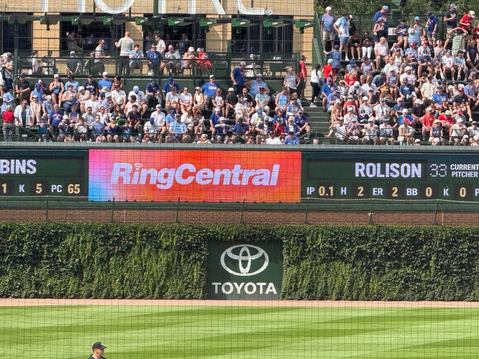 Wrigley Field trip photo