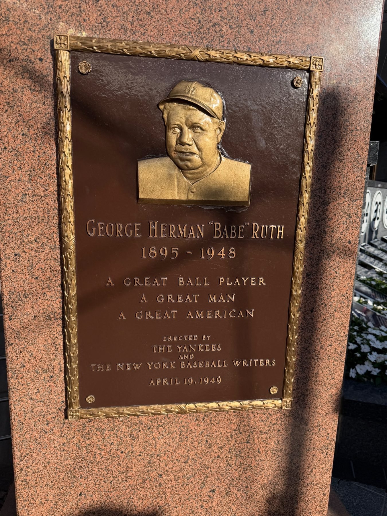 Yankee Stadium trip photo