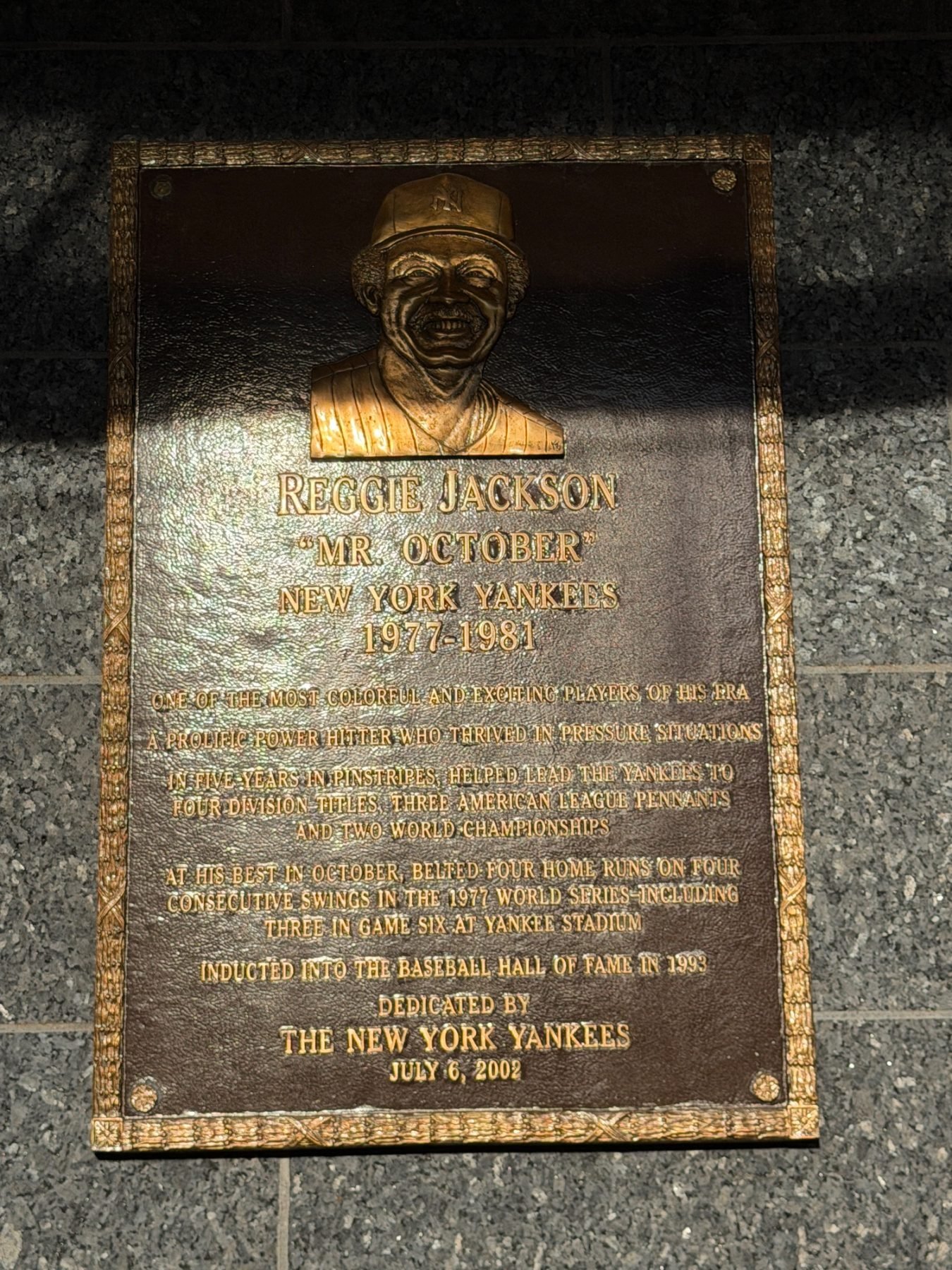 Yankee Stadium trip photo