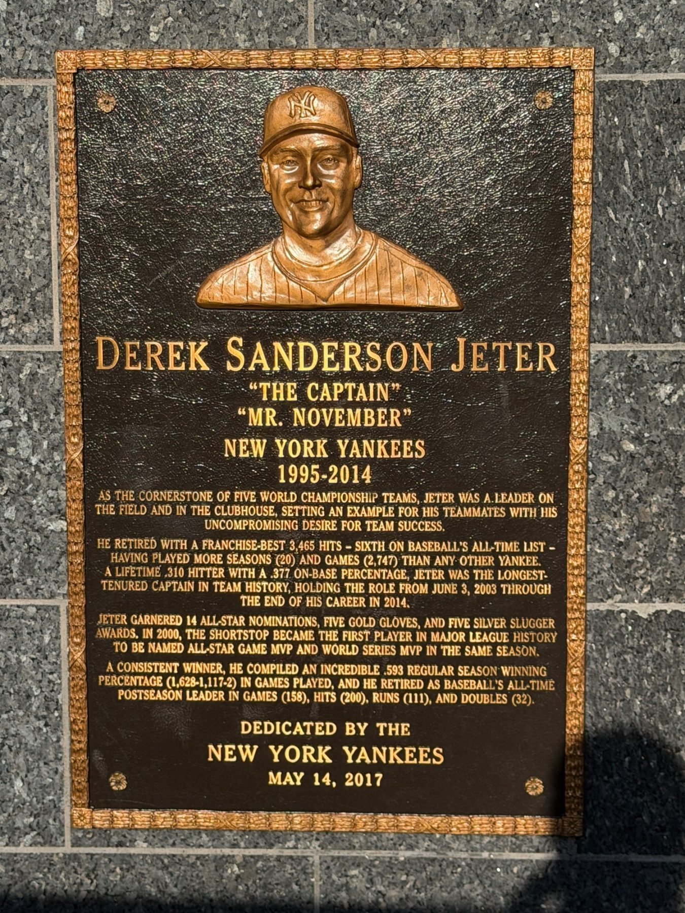 Yankee Stadium trip photo
