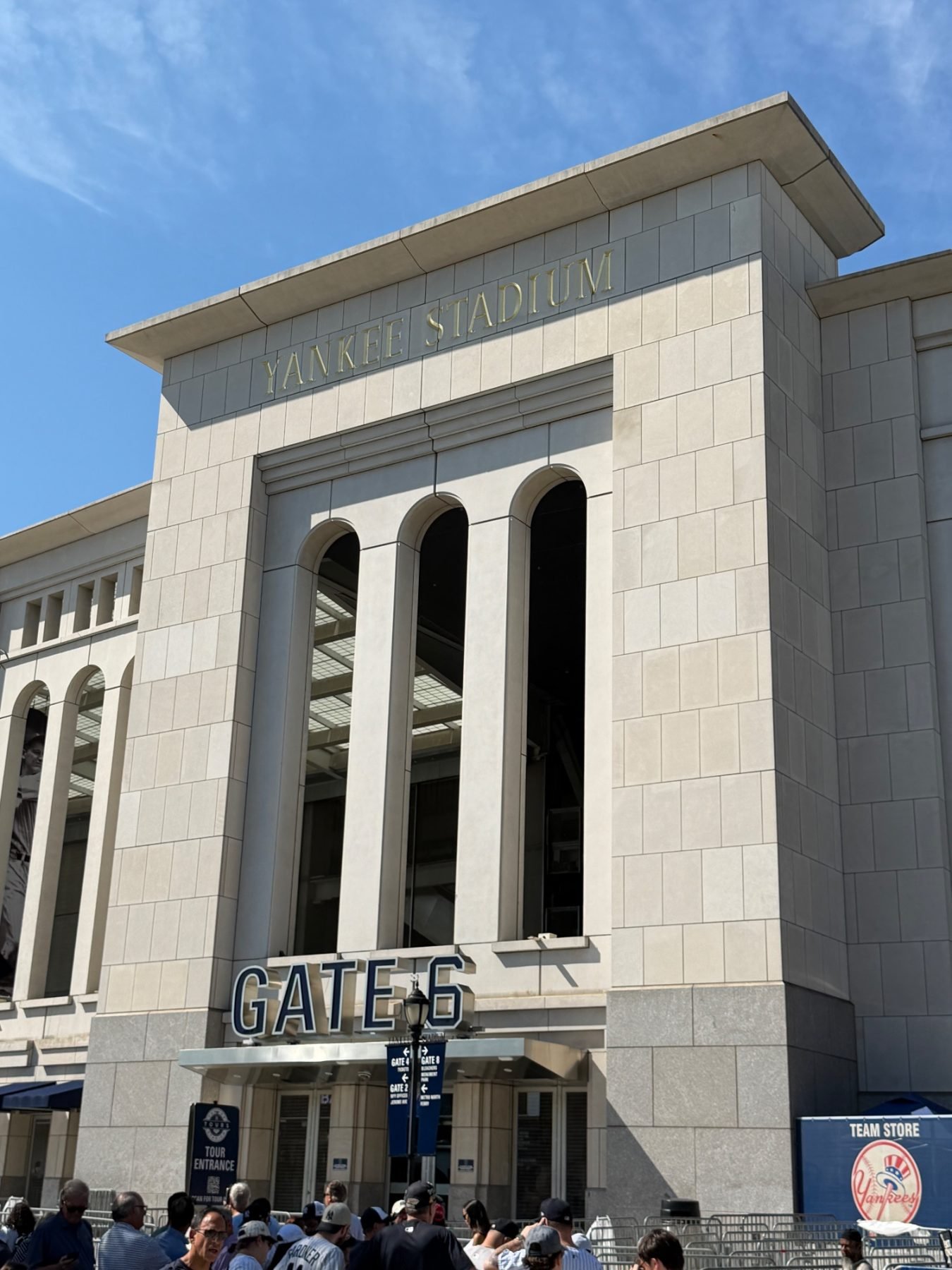 Yankee Stadium trip photo